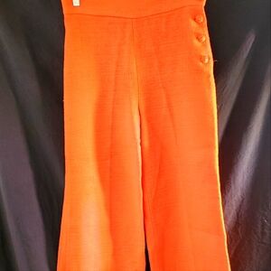 Orange Zara pants